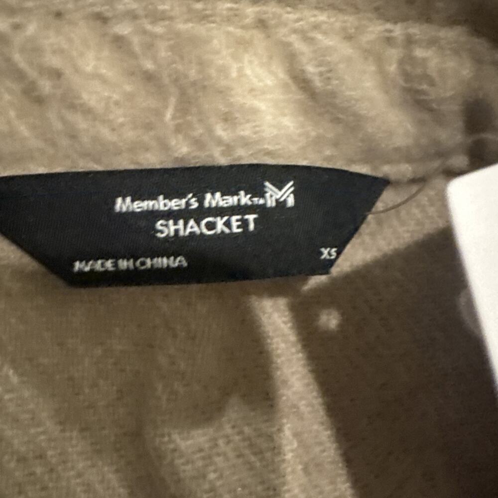 Wool-Blend Shacket Jacket - Beige - Picture 4 of 6